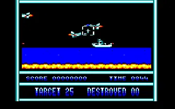 D.C.A. (F) (1984) [Amstrad Jeux D'Action] screen shot game playing